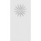 Ekena Millwork Standard Foster Flower Plinth Block With Square Edge, 2"W x 4"H x 3/4"P PBP020X040X075FOS09 - alternate 4
